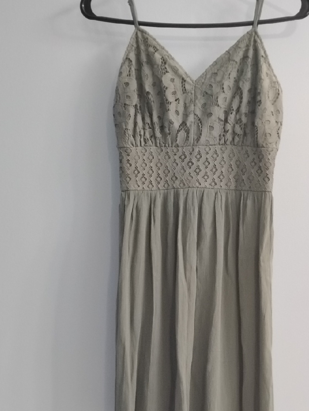 Maurices Strapless Lace Midi Dress in Taupe Size XS - Picture 3 of 4